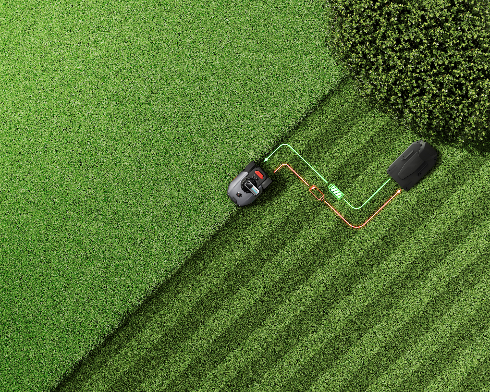 U-Shape Path and Resume Mowing