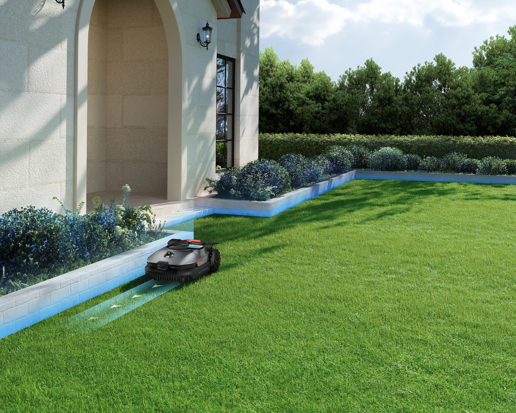 Umfährt über 300 Hindernisse in Echtzeit